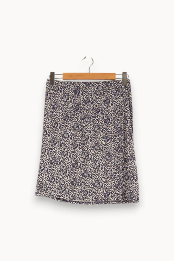 Jupe Droite Bleu et Blanc - Taille L/40 de la marque Agnès b. | PARAD38128 - Vendu par Paradigme - Image 2
