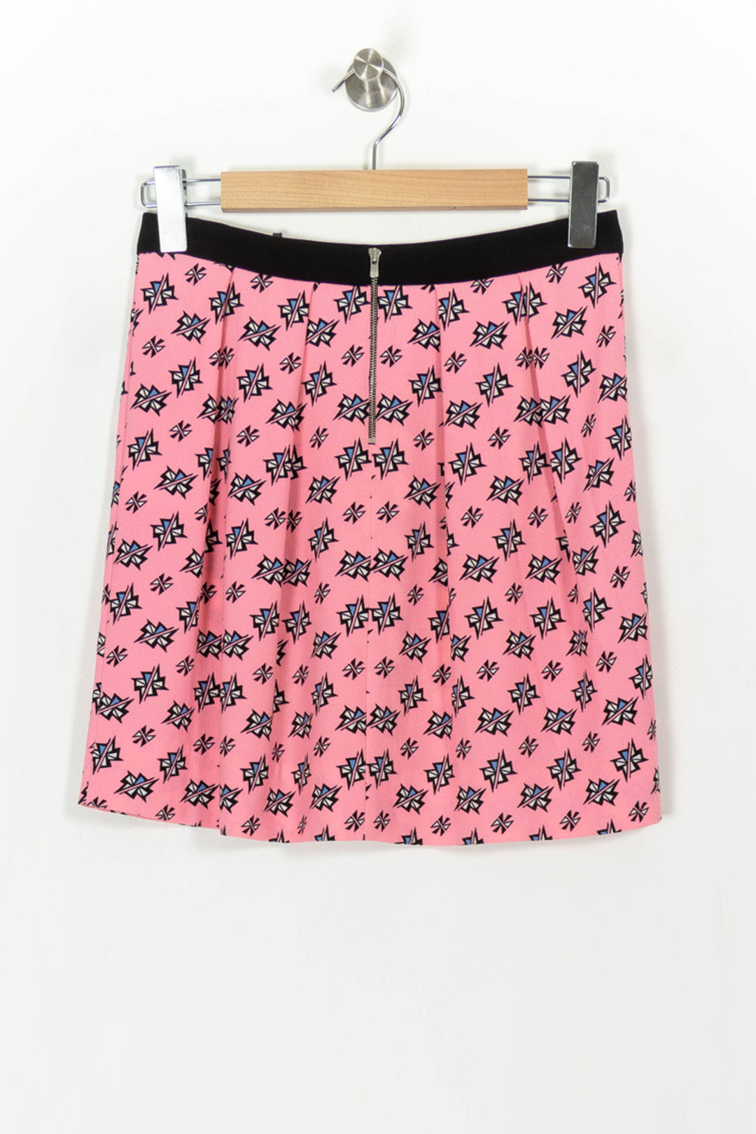 Jupe Plissée Rose et Noire - Taille S/36 de la marque Sandro | PARAD38137 - Vendu par Paradigme - Image 4