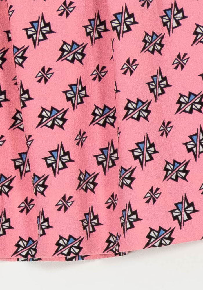 Jupe Plissée Rose et Noire - Taille S/36 de la marque Sandro | PARAD38137 - Vendu par Paradigme - Image 3