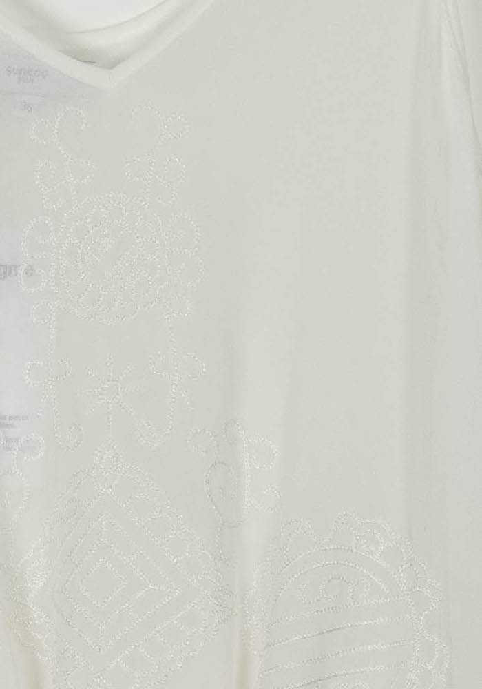 Robe Courte Blanche - Taille S/36 de la marque Suncoo | PARAD38149 - Vendu par Paradigme - Image 3