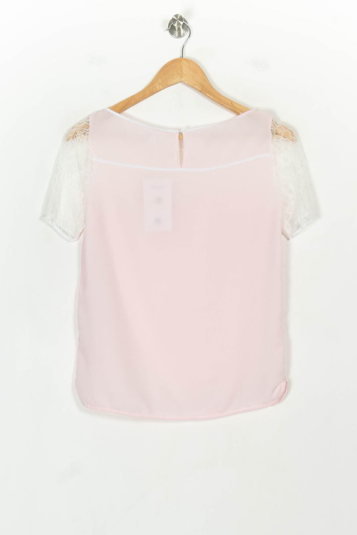 Blouse Rose et Blanche - Taille S/36 de la marque Claudie Pierlot | PARAD38153 - Vendu par Paradigme - Image 5