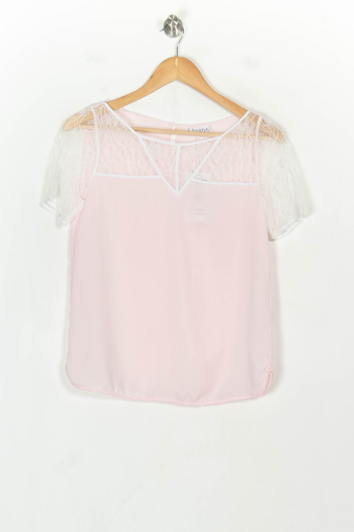 Blouse Rose et Blanche - Taille S/36 de la marque Claudie Pierlot | PARAD38153 - Vendu par Paradigme - Image 2