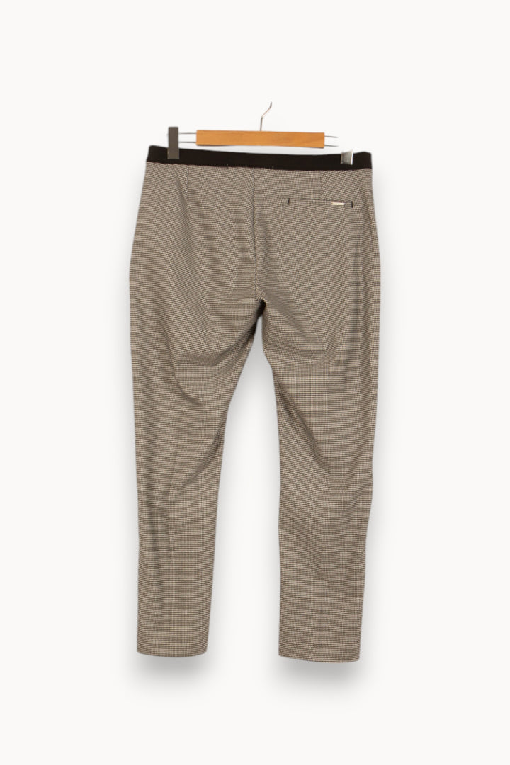 Pantalon Carreaux Gris - Taille L/40 de la marque Sud express | PARAD38161 - Vendu par Paradigme - Image 4