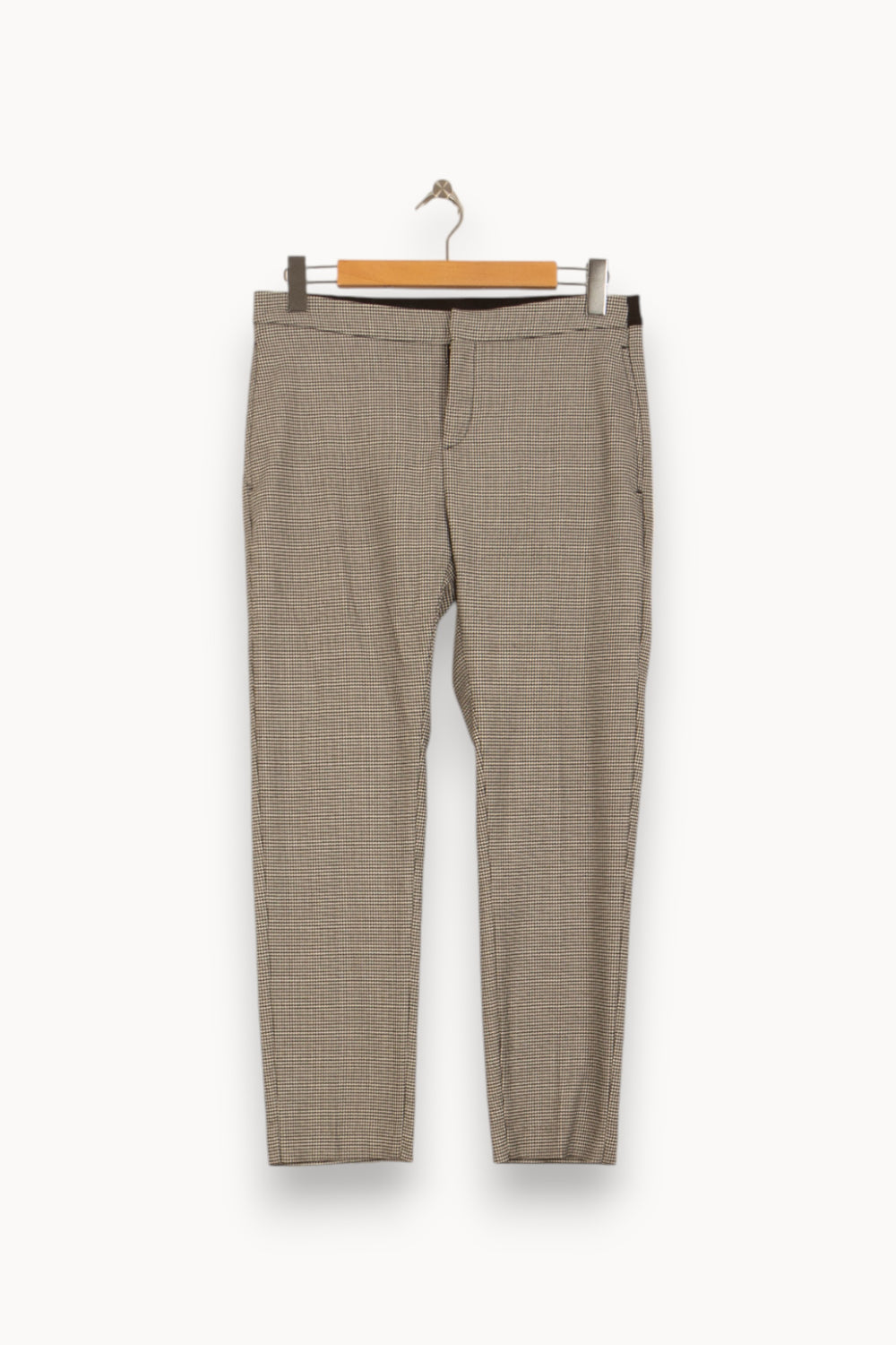 Pantalon Carreaux Gris - Taille L/40 de la marque Sud express | PARAD38161 - Vendu par Paradigme - Image 2