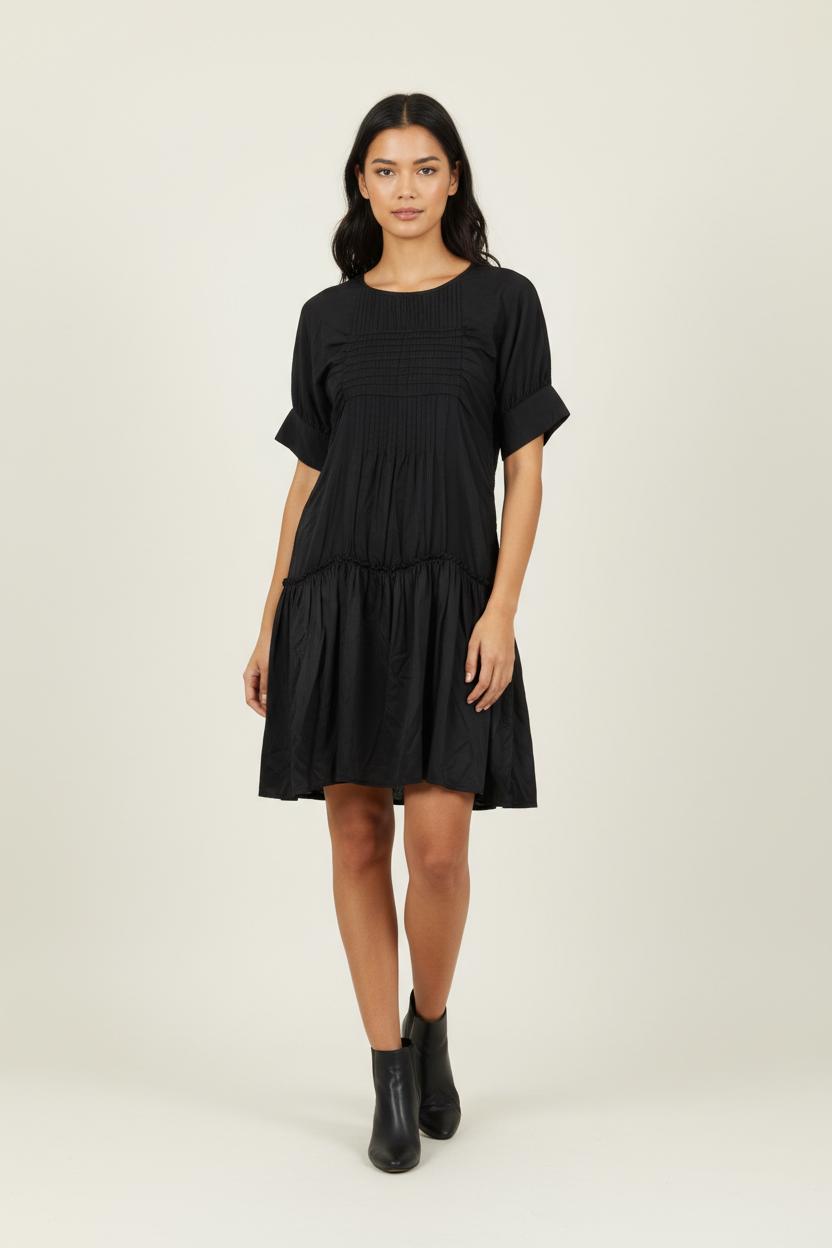 Robe Midi Noire - Taille M/38 de la marque I.Code | PARAD38175 - Vendu par Paradigme - Image 1