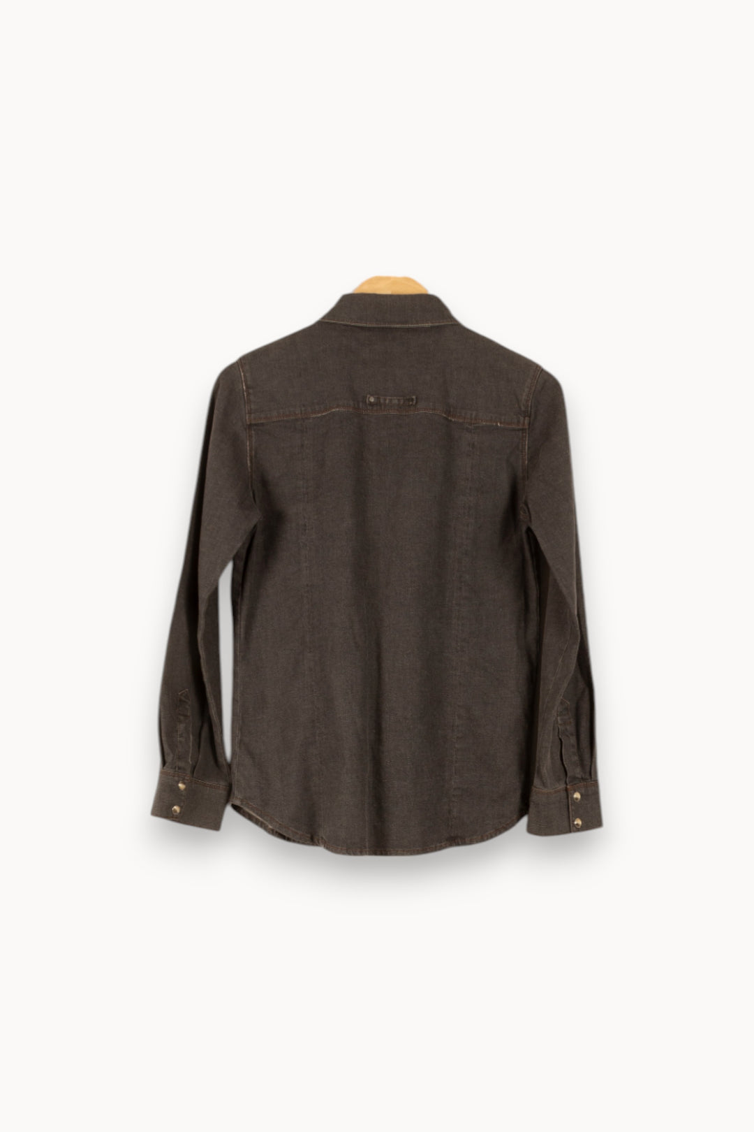Chemise Grise - Taille M/38 de la marque Sandro | PARAD38178 - Vendu par Paradigme - Image 4