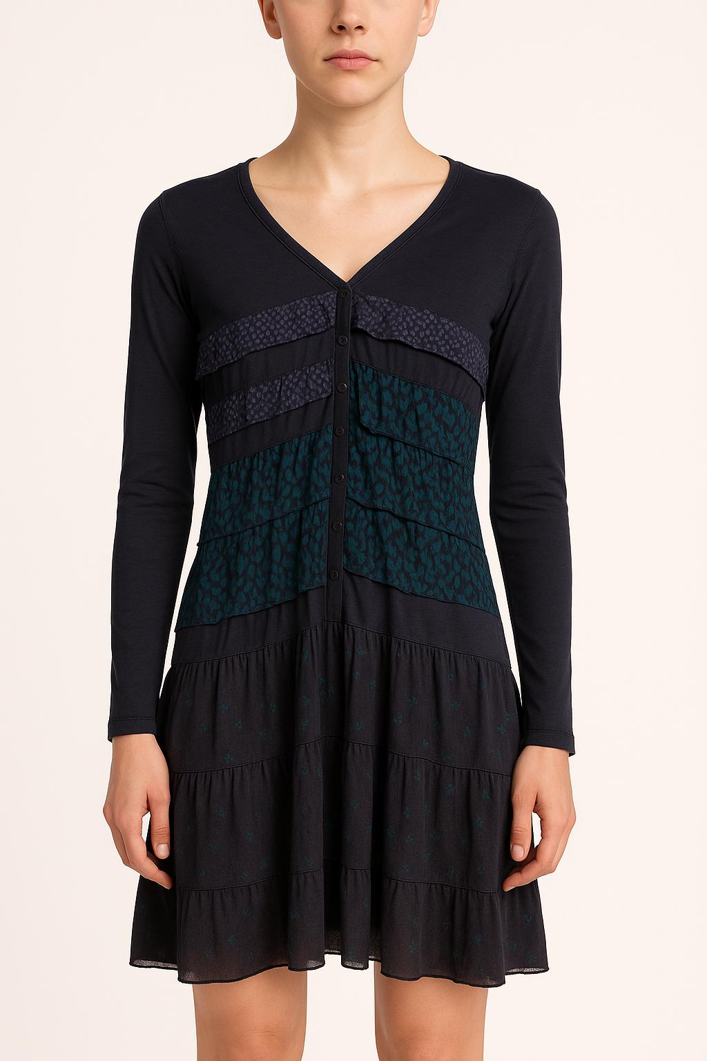 Robe Volantée Bleue - Taille S/36 de la marque One Step | PARAD38180 - Vendu par Paradigme - Image 1