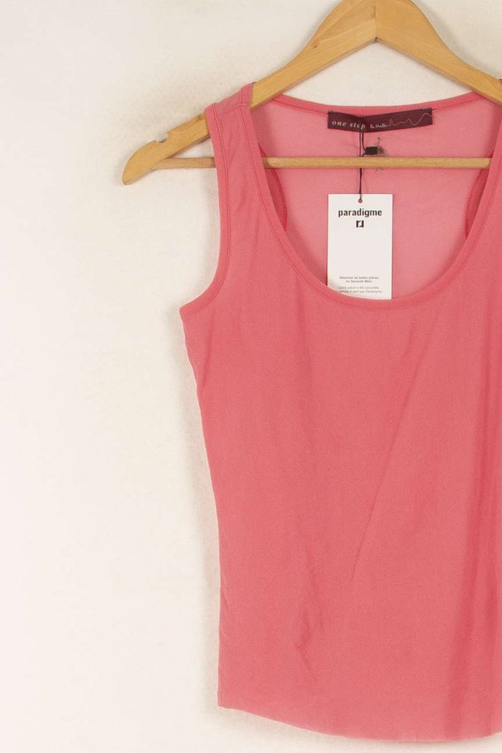 Débardeur Rose - Taille S/36 de la marque One Step | PARAD38186 - Vendu par Paradigme - Image 3
