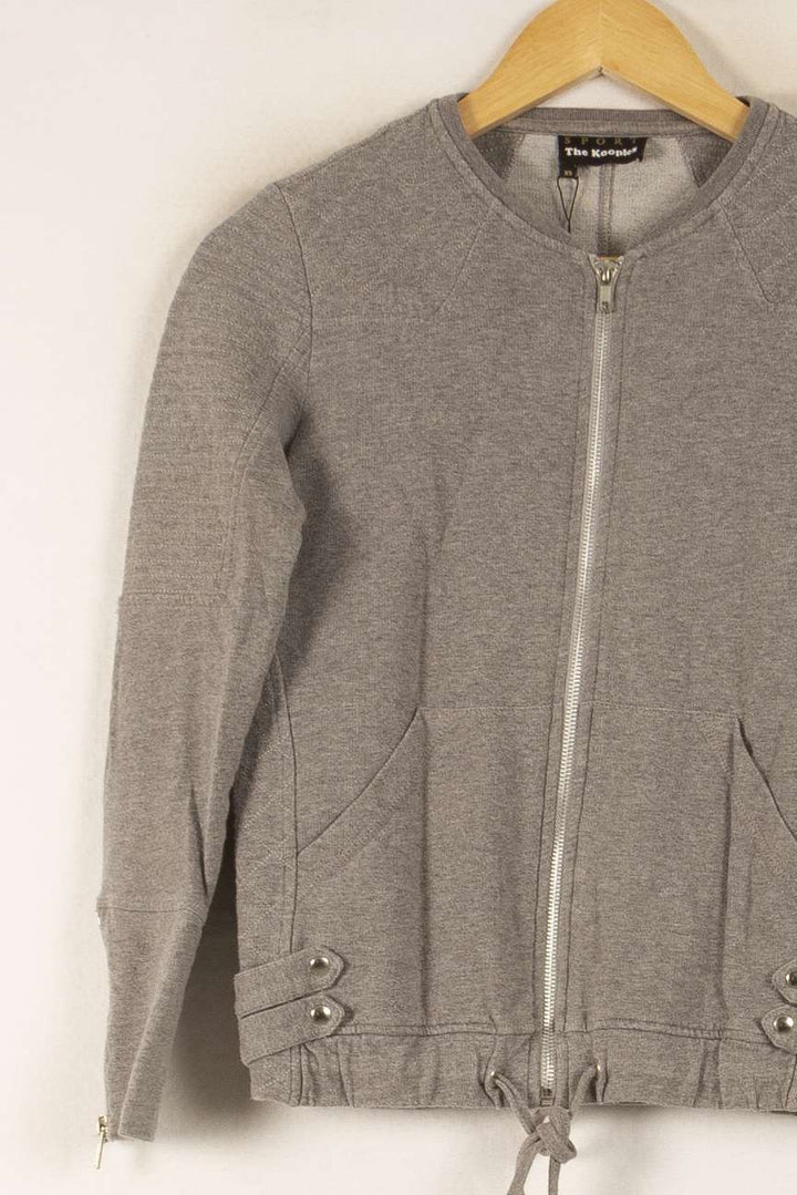 Blouson Gris - Taille XS/34 de la marque The Kooples | PARAD38196 - Vendu par Paradigme - Image 3