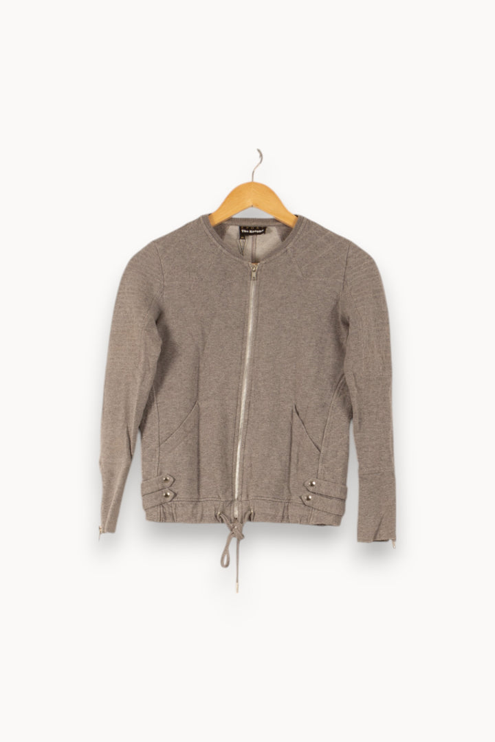 Blouson Gris - Taille XS/34 de la marque The Kooples | PARAD38196 - Vendu par Paradigme - Image 2