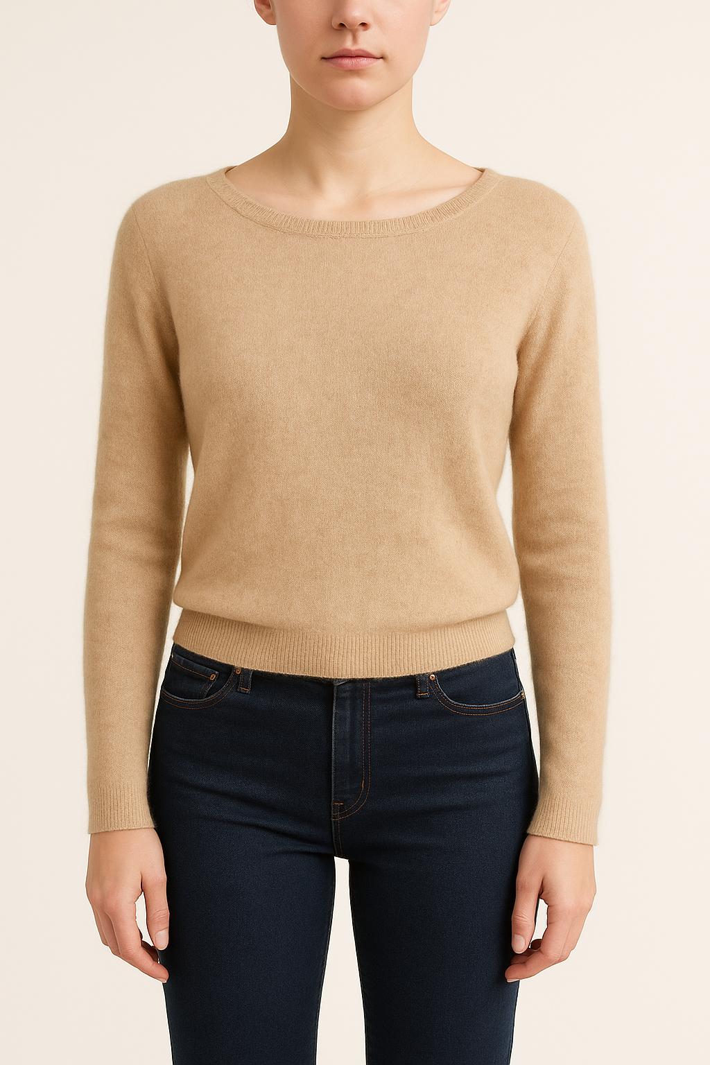 Pull Beige - Taille S/36 de la marque American Vintage | PARAD38220 - Vendu par Paradigme - Image 1