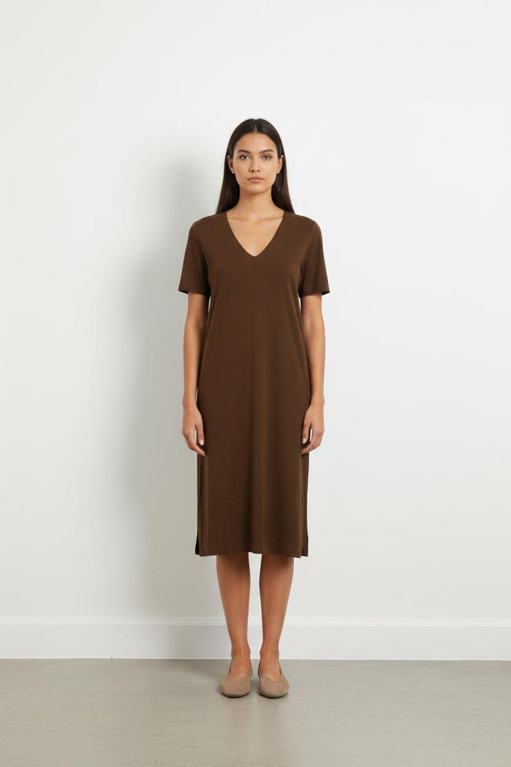 Robe Courte Marron - Taille S/36