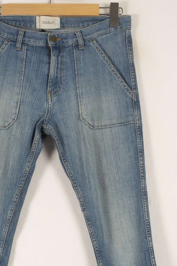 Jean Bleu - Taille S/36 de la marque ba&sh | PARAD38244 - Vendu par Paradigme - Image 3