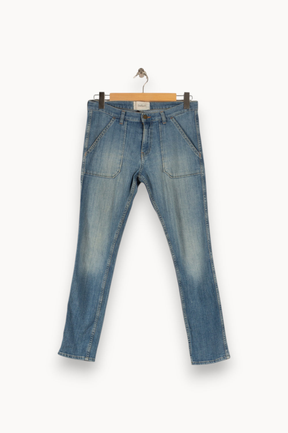 Jean Bleu - Taille S/36 de la marque ba&sh | PARAD38244 - Vendu par Paradigme - Image 2