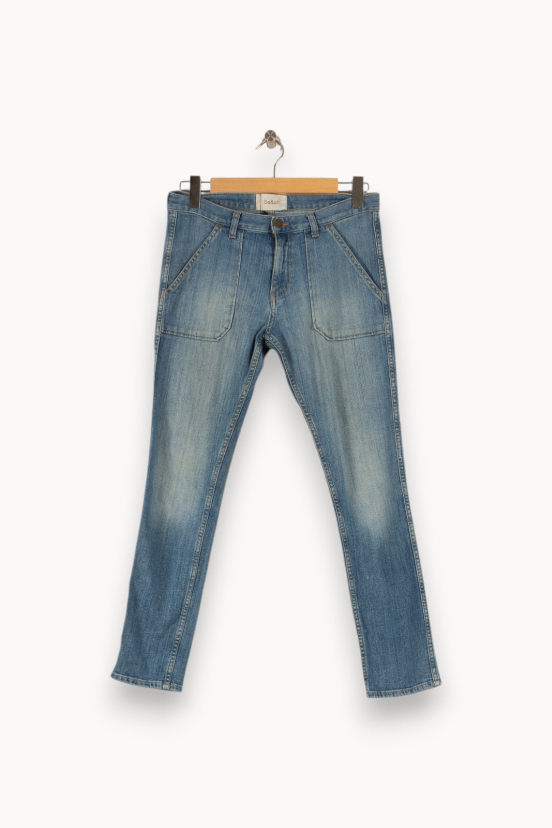 Jean Bleu - Taille S/36 de la marque ba&sh | PARAD38244 - Vendu par Paradigme - Image 2