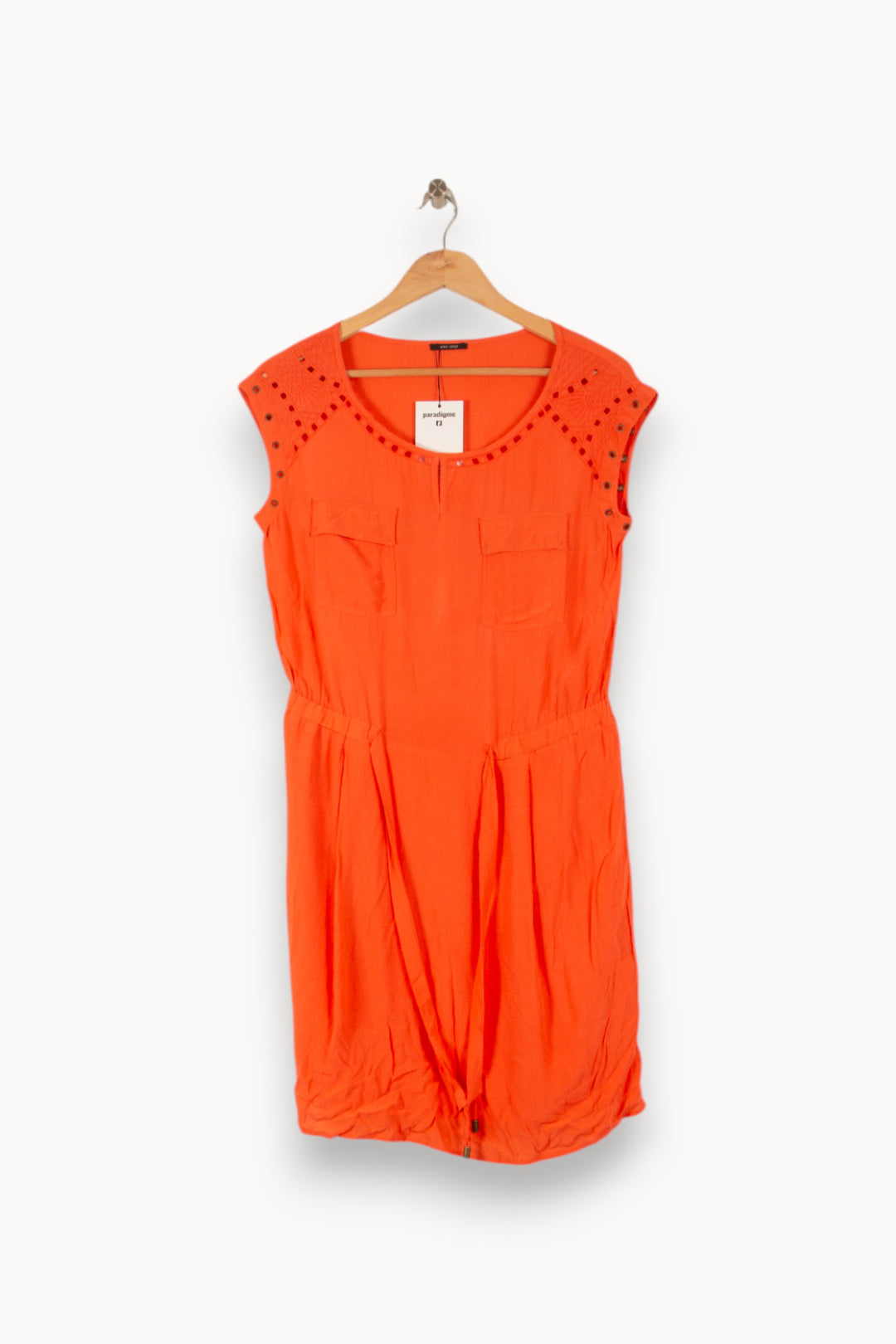 Robe Courte Orange - Taille S/36 de la marque One Step | PARAD38245 - Vendu par Paradigme - Image 2
