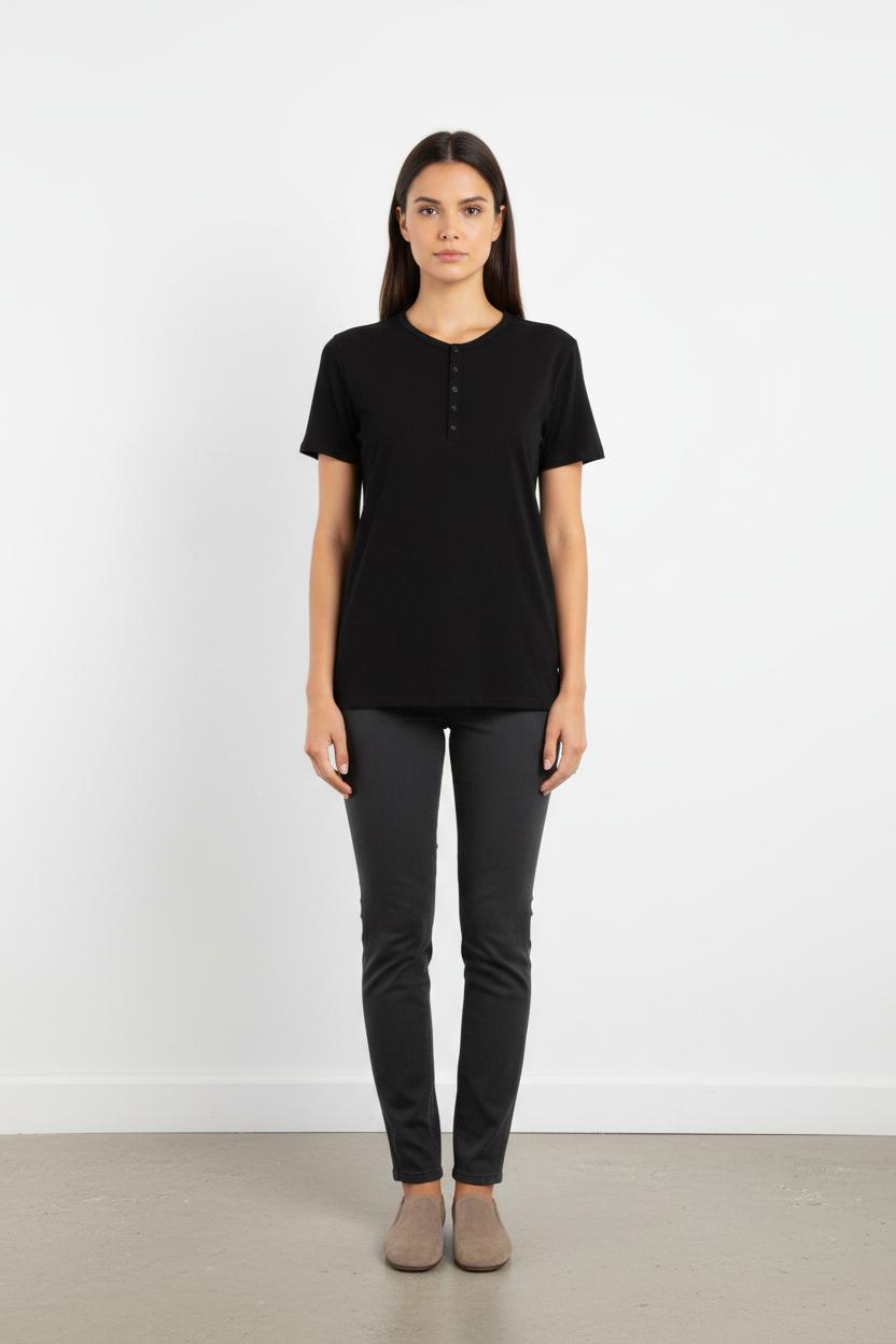 Tee-shirt Noir - Taille XS/34