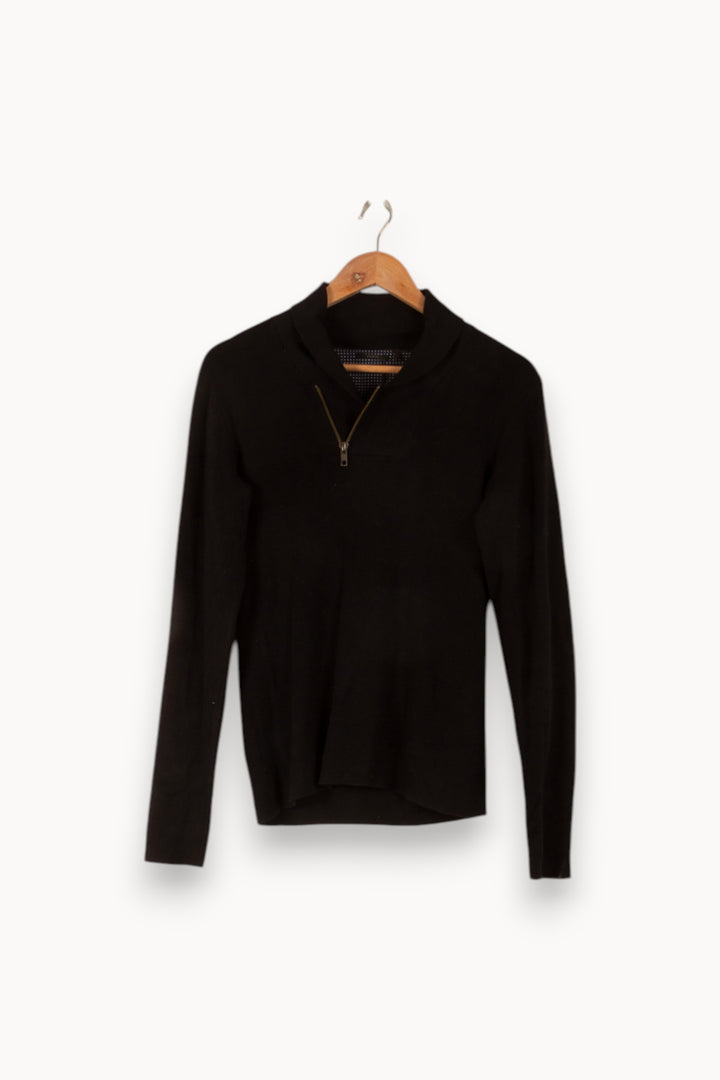 Pull Noir - Taille S/36 de la marque IKKS | PARAD38252 - Vendu par Paradigme - Image 2