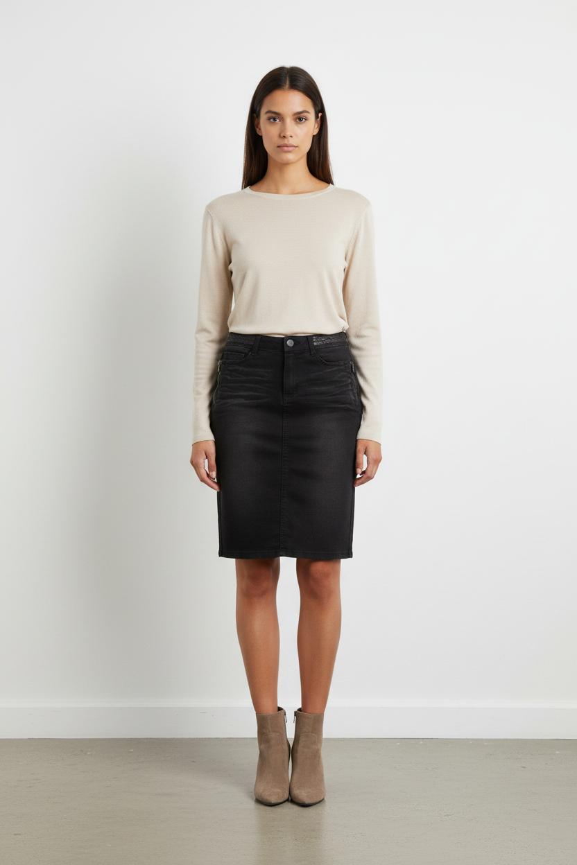 Jupe Crayon Noire - Taille S/36