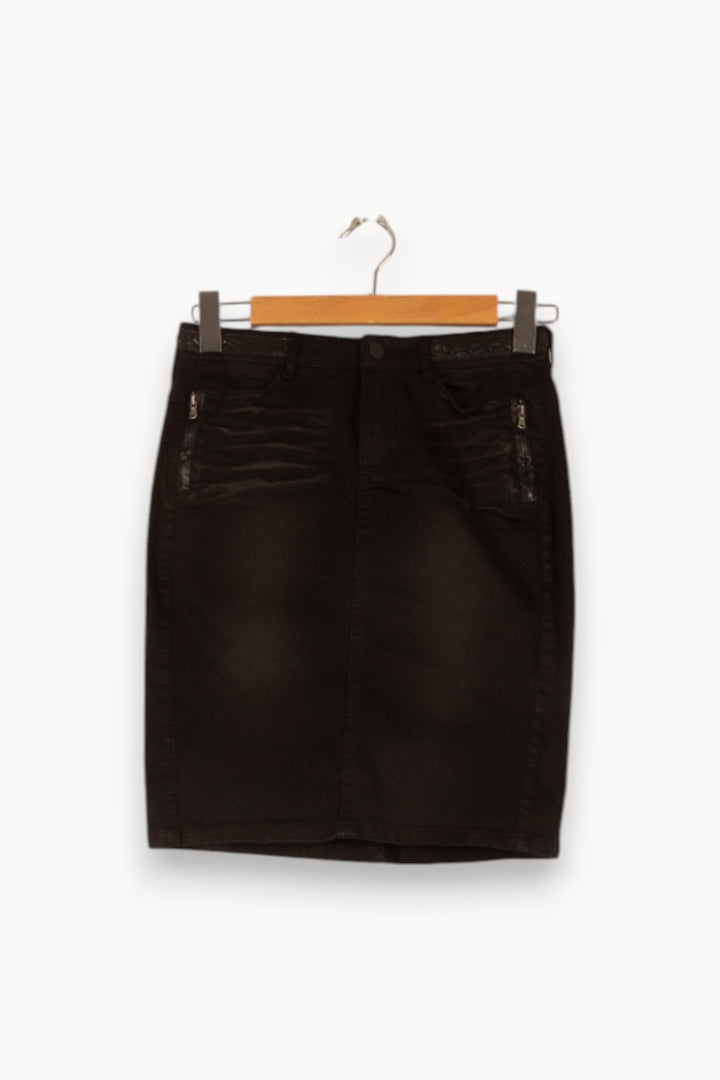 Jupe Crayon Noire - Taille S/36 de la marque One Step | PARAD38254 - Vendu par Paradigme - Image 2
