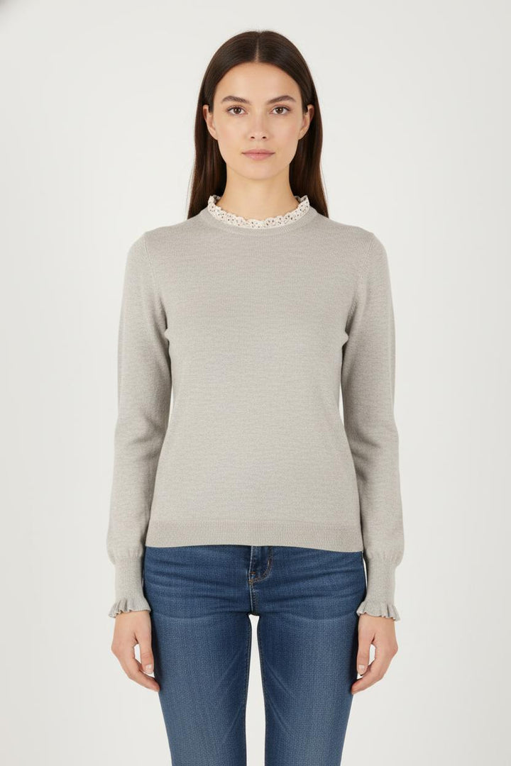 Pull Gris - Taille S/36