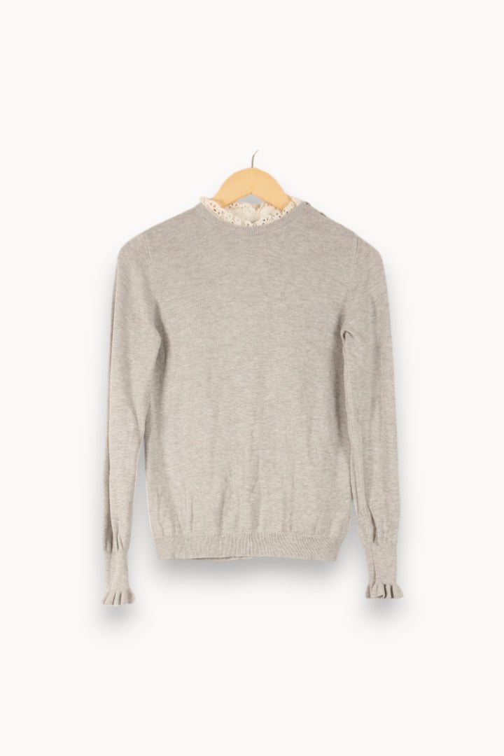 Pull Gris - Taille S/36 de la marque Grace & Mila | PARAD38255 - Vendu par Paradigme - Image 2