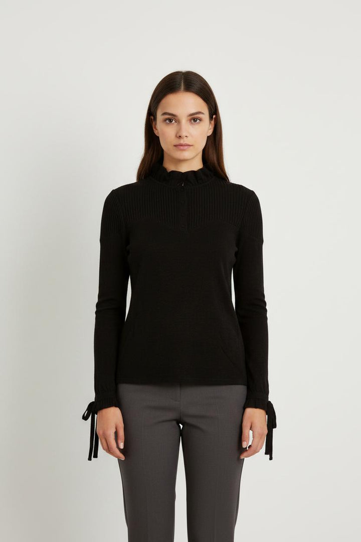 Blouse Noire - Taille S/36