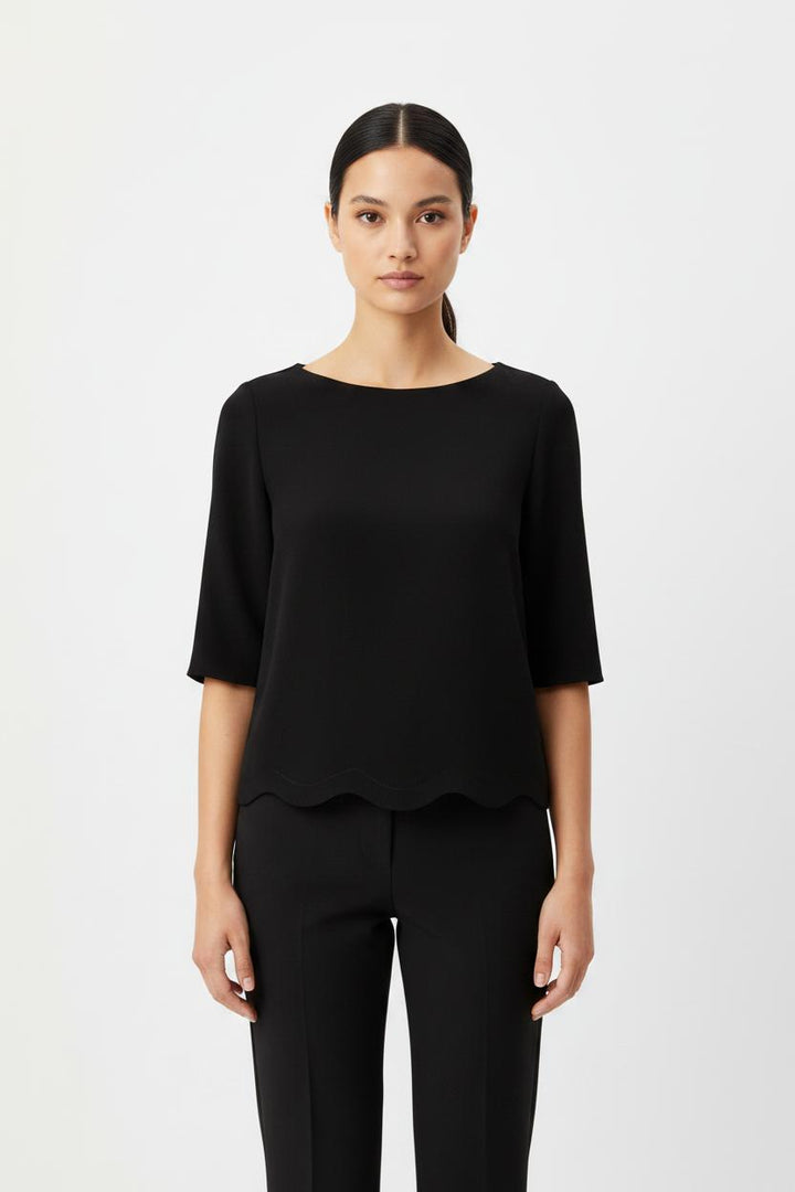 Blouse Noire - Taille S/36