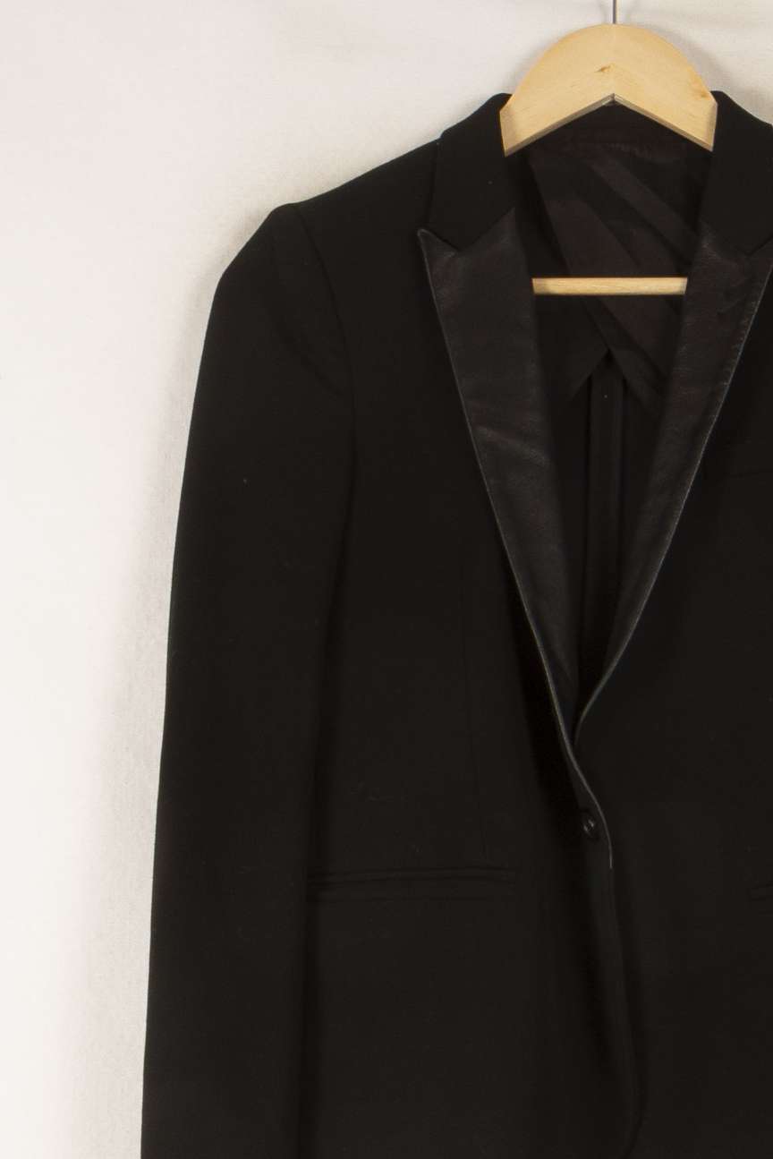 Blazer Noir - Taille XS/34 de la marque The Kooples | PARAD38262 - Vendu par Paradigme - Image 3
