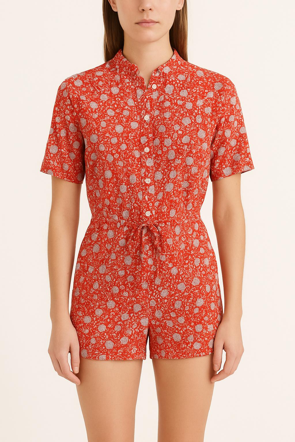 Combishort Rouge et Blanc - Taille XS/34 de la marque Zadig&Voltaire | PARAD38267 - Vendu par Paradigme - Image 1