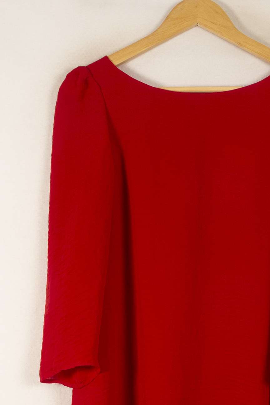 Robe Courte Rouge - Taille S/36 de la marque Claudie Pierlot | PARAD38279 - Vendu par Paradigme - Image 3