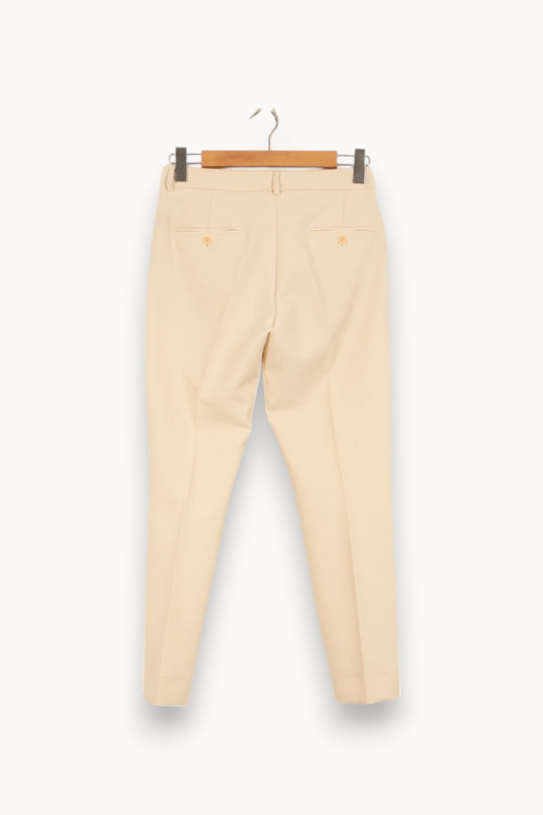 Pantalon Beige - Taille M/38 de la marque Max Mara | PARAD38284 - Vendu par Paradigme - Image 4
