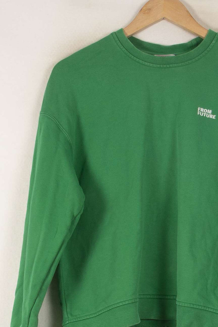 Sweatshirt Vert - Taille M/38 de la marque From Future | PARAD38291 - Vendu par Paradigme - Image 3