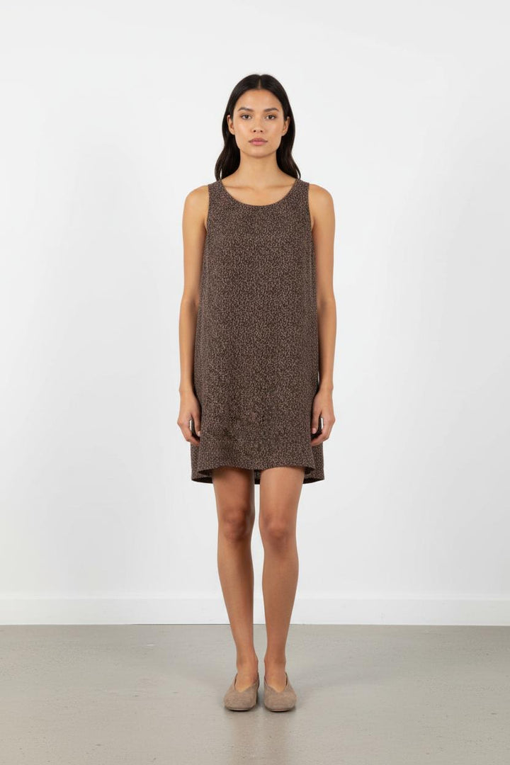 Robe Sans Manches Marron - Taille S/36