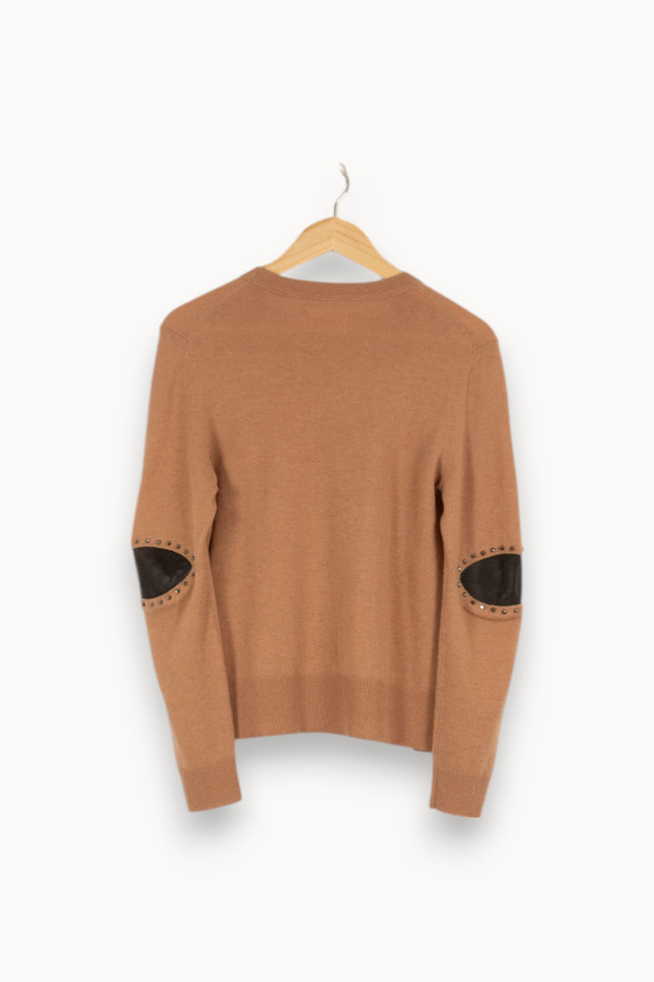 Pull beige - Taille S/36 de la marque Zadig&Voltaire | PARAD38334 - Vendu par Paradigme - Image 3