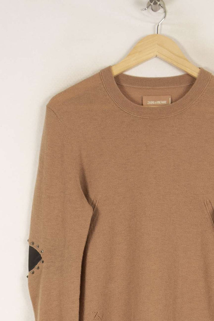 Pull beige - Taille S/36 de la marque Zadig&Voltaire | PARAD38334 - Vendu par Paradigme - Image 2