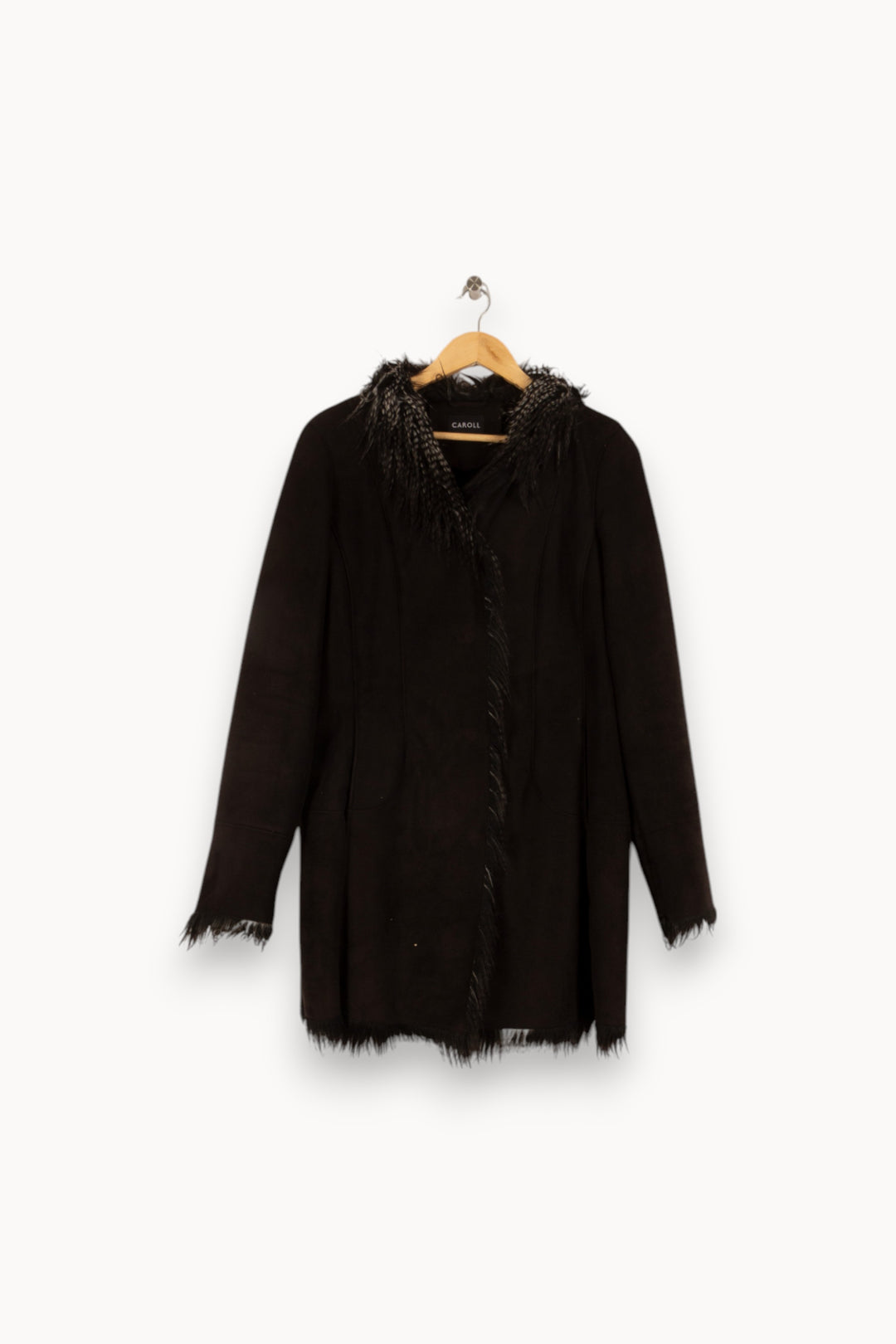 Manteau Noir - Taille XL/42 de la marque Caroll | PARAD38341 - Vendu par Paradigme - Image 1
