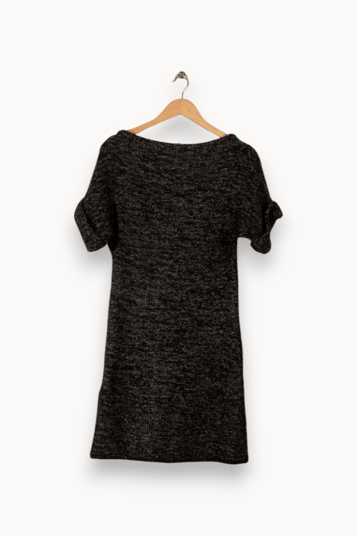Robe noire - Taille S/36 de la marque Caroll | PARAD38370 - Vendu par Paradigme - Image 3