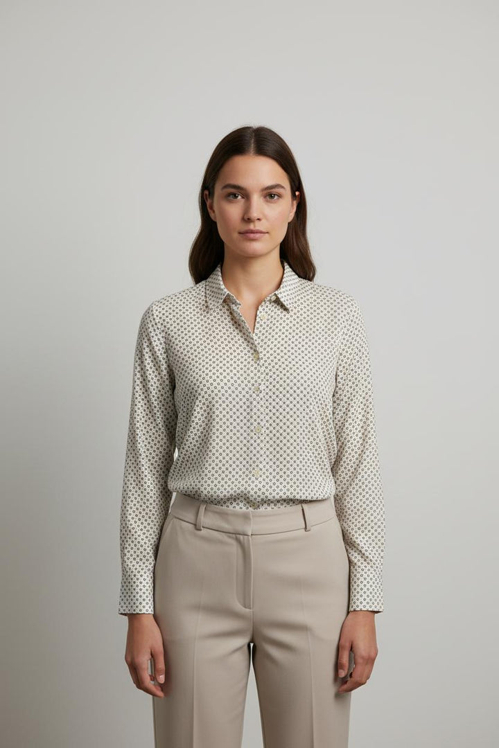 Chemise blanche à motif - Taille S/36