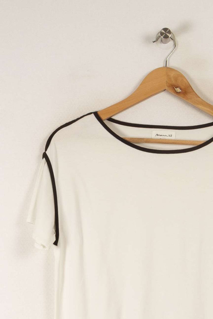 Top blanc - Taille S/36 de la marque Maison 123 | PARAD38382 - Vendu par Paradigme - Image 2