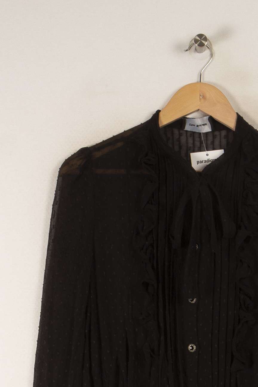 Robe noire - Taille M/38 de la marque The Kooples | PARAD38389 - Vendu par Paradigme - Image 2