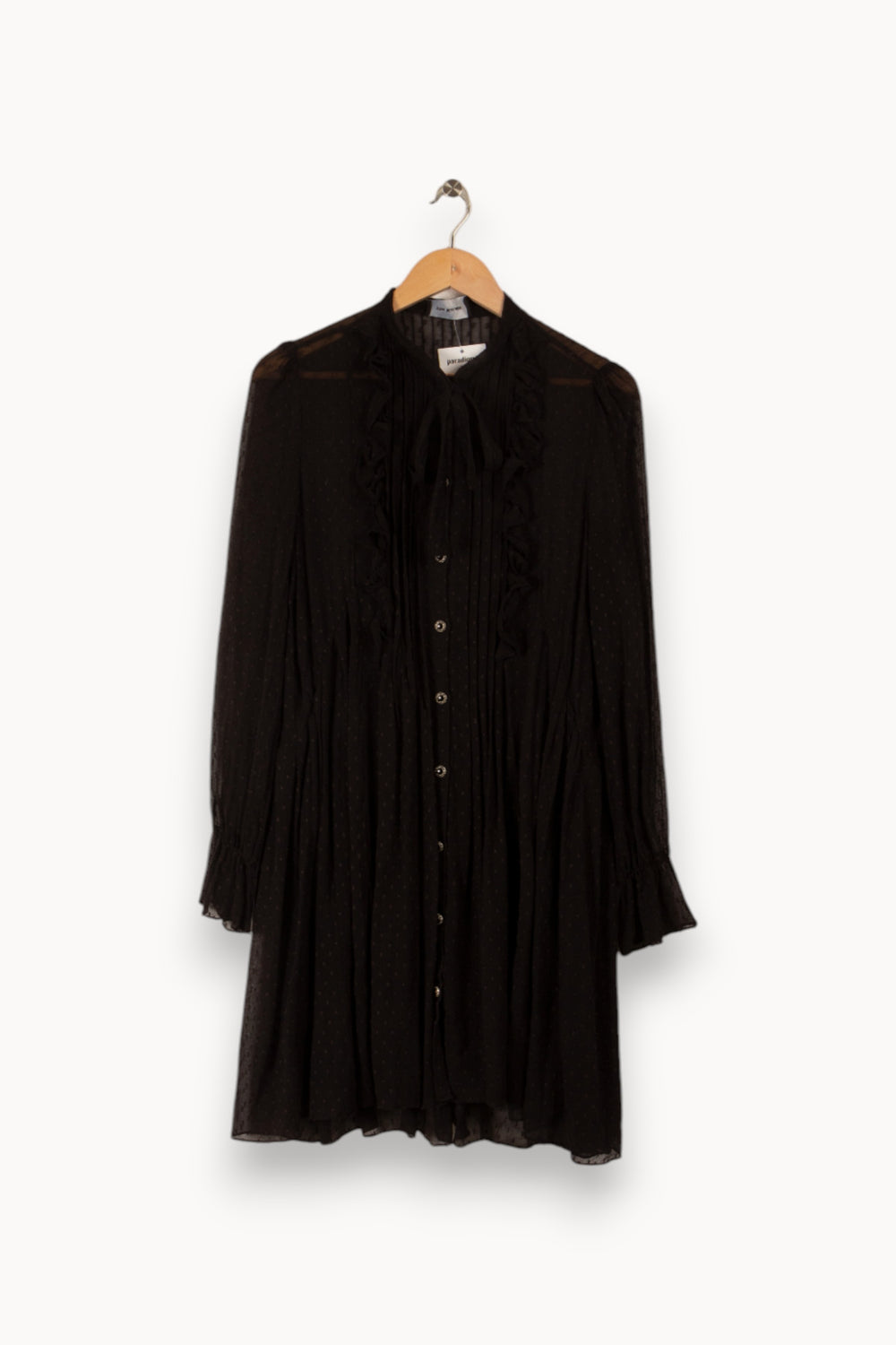 Robe noire - Taille M/38 de la marque The Kooples | PARAD38389 - Vendu par Paradigme - Image 1