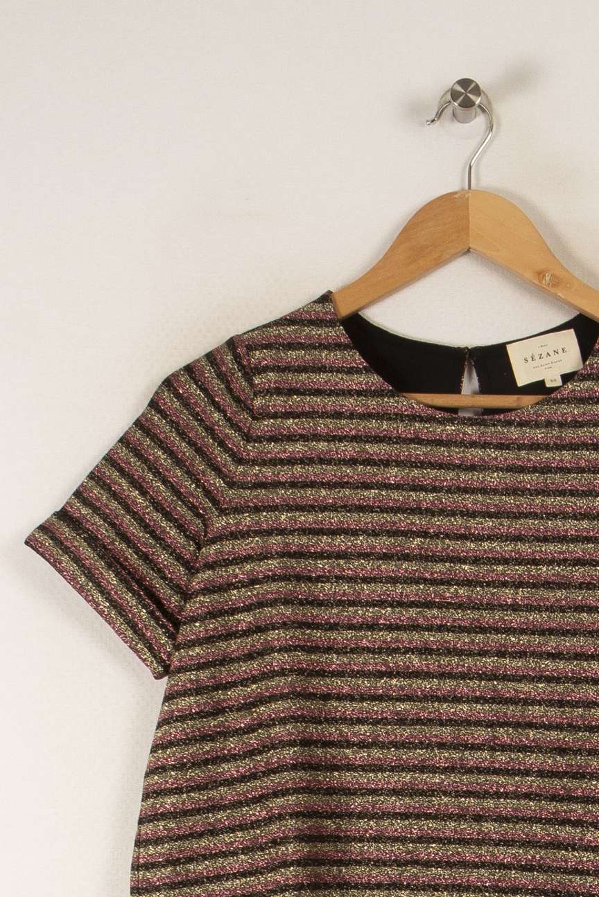 Blouse multicolore - Taille XS/34 de la marque Sézane | PARAD38402 - Vendu par Paradigme - Image 2
