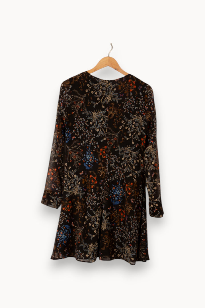 Robe noire à motifs - Taille M/38 de la marque IKKS | PARAD38409 - Vendu par Paradigme - Image 3