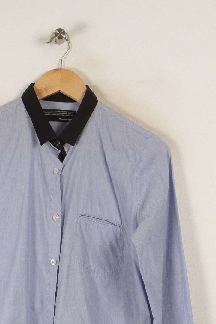 Chemise Bleue - Taille L/40 de la marque The Kooples | PARAD38424 - Vendu par Paradigme - Image 2
