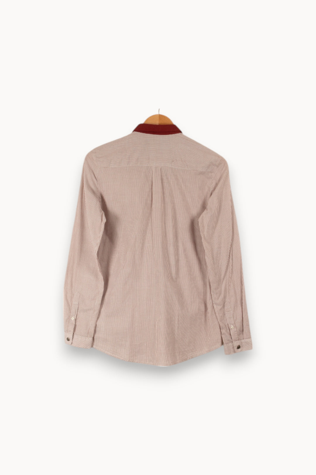 Chemise bordeaux rayée - Taille L/40 de la marque The Kooples | PARAD38426 - Vendu par Paradigme - Image 3