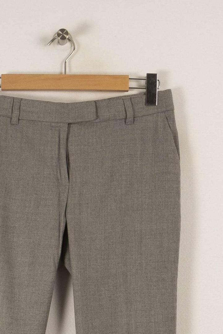 Pantalon gris - Taille M/38 de la marque Max Mara | PARAD38430 - Vendu par Paradigme - Image 2