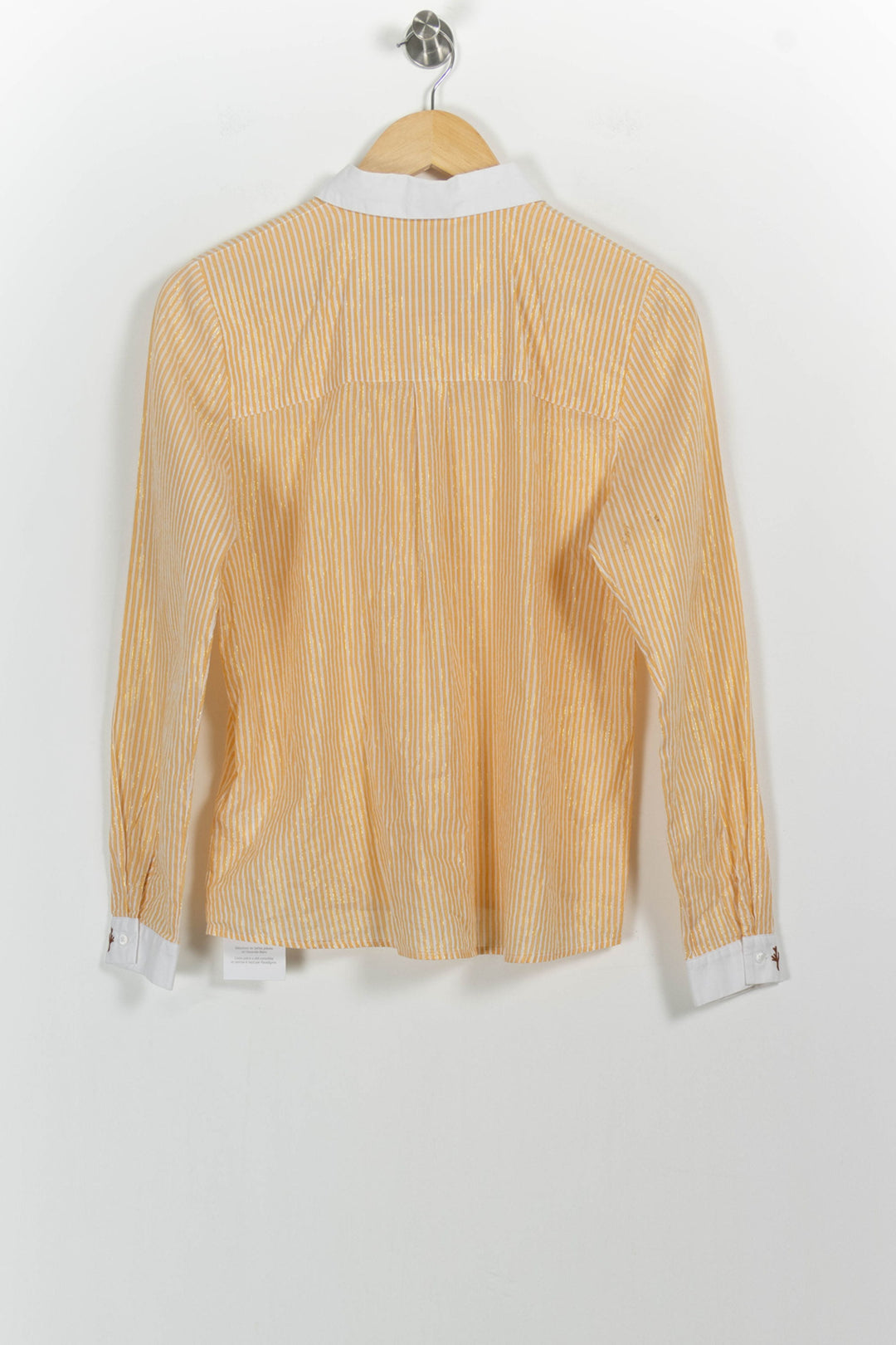 Chemise jaune rayée - Taille M/38 de la marque Karl Marc John | PARAD38432 - Vendu par Paradigme - Image 4
