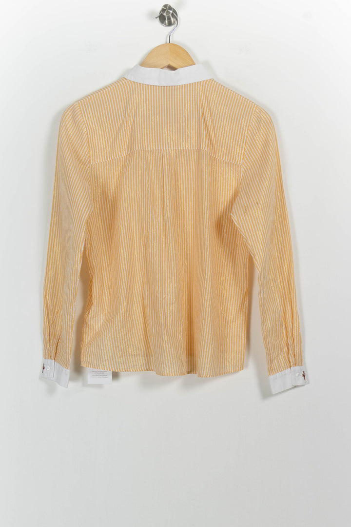 Chemise jaune rayée - Taille M/38 de la marque Karl Marc John | PARAD38432 - Vendu par Paradigme - Image 4