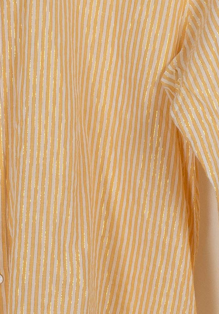 Chemise jaune rayée - Taille M/38 de la marque Karl Marc John | PARAD38432 - Vendu par Paradigme - Image 3